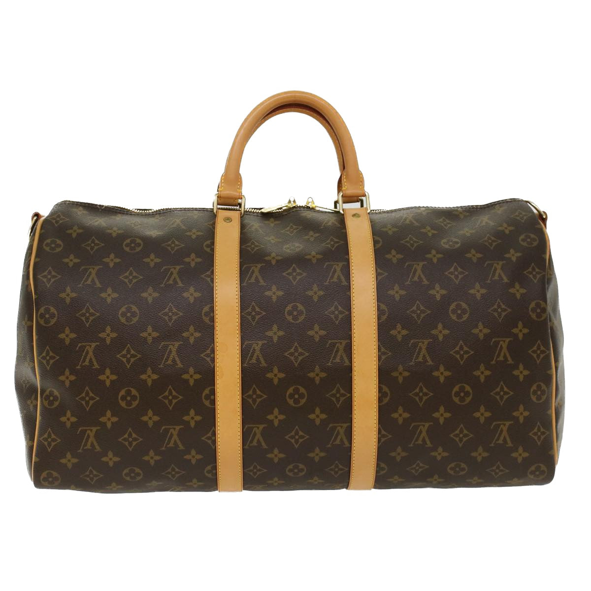 LOUIS VUITTON Monogram Keepall Bandouliere 50 Boston Bag M41416 LV Auth 46104