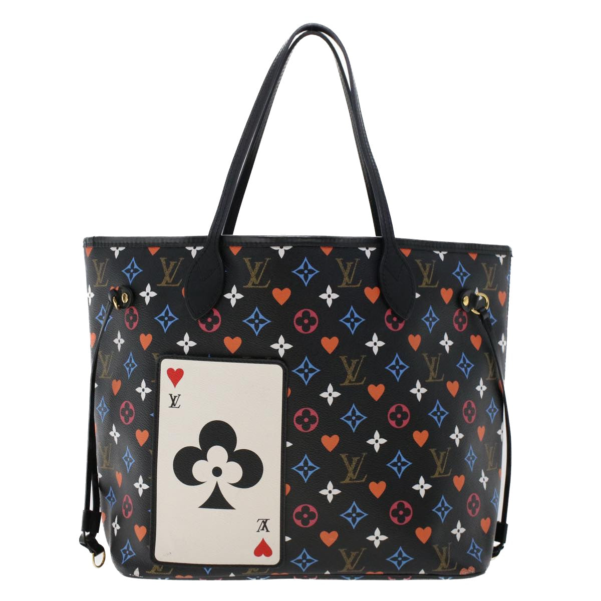 LOUIS VUITTON Monogram Game On Neverfull MM Shoulder Bag M57483 LV Auth 46152S