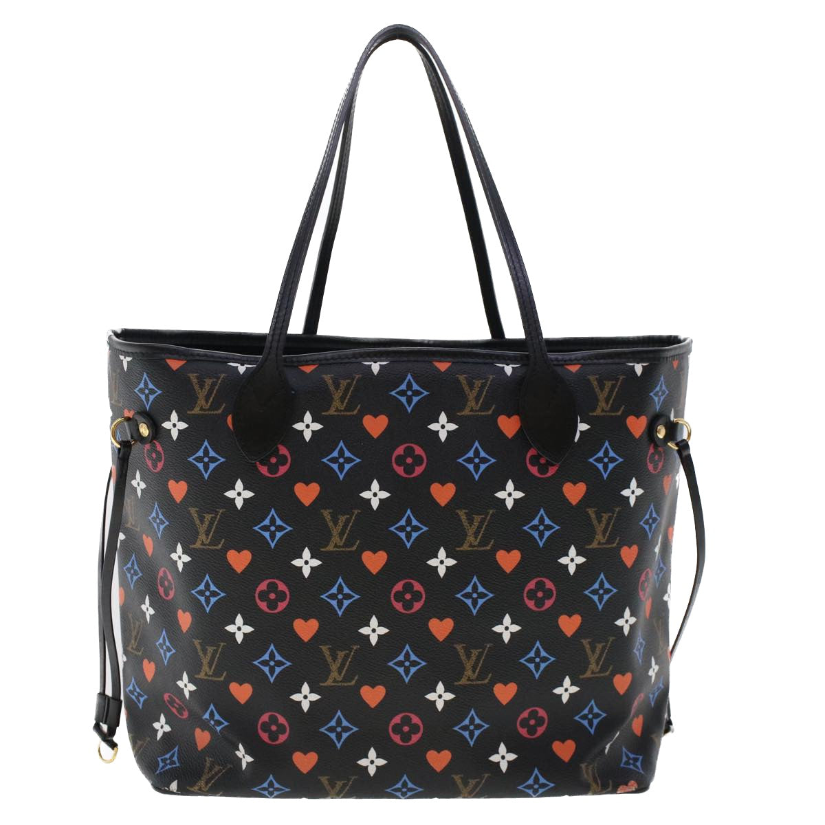 LOUIS VUITTON Monogram Game On Neverfull MM Shoulder Bag M57483 LV Auth 46152S