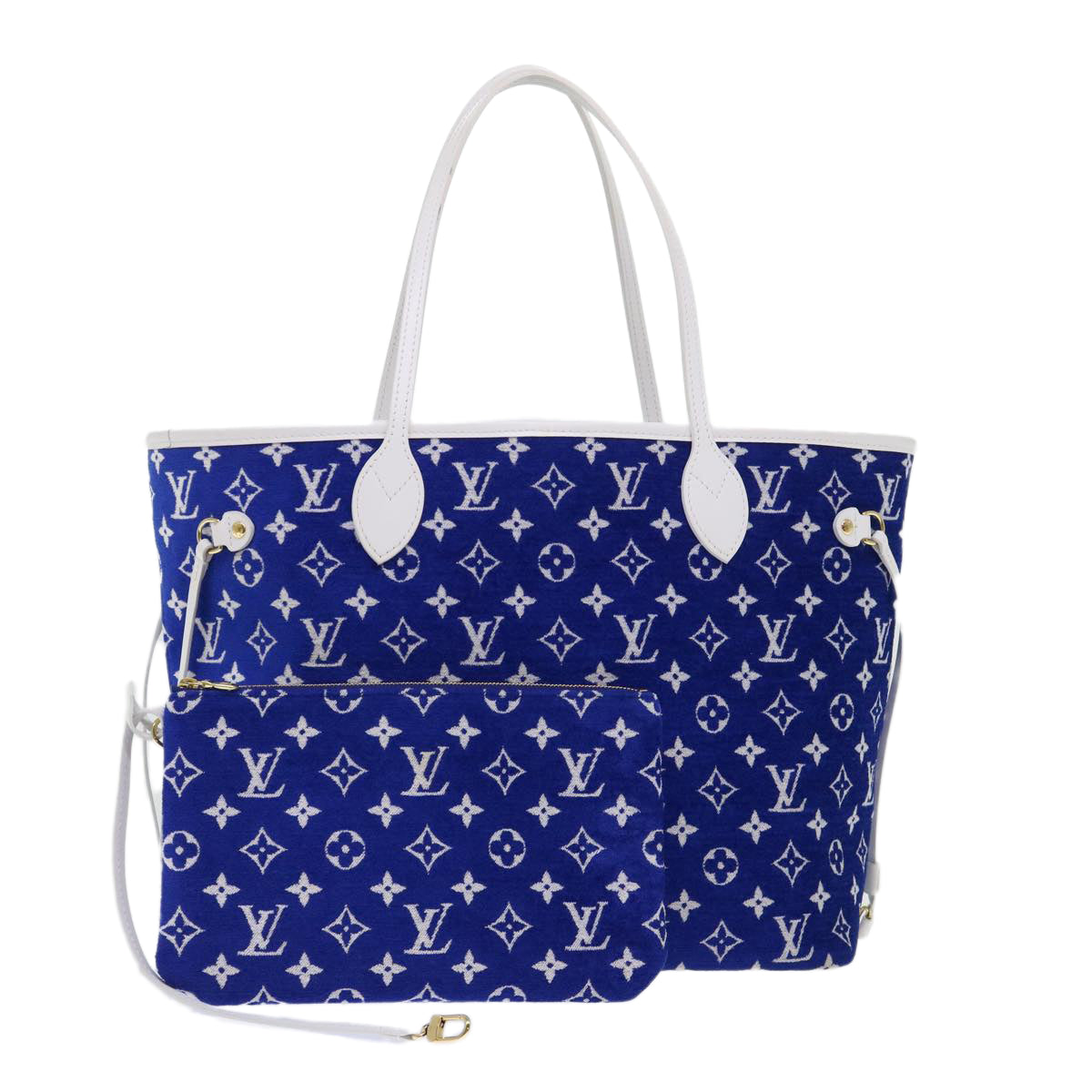 LOUIS VUITTON Monogram Jaguar Neverfull MM Tote Bag Velvet M46220 LV Auth 46153S