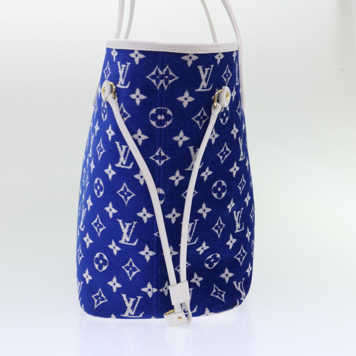 LOUIS VUITTON Monogram Jaguar Neverfull MM Tote Bag Velvet M46220 LV Auth 46153S