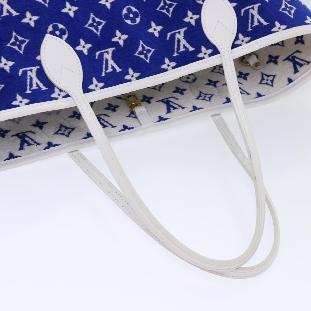 LOUIS VUITTON Monogram Jaguar Neverfull MM Tote Bag Velvet M46220 LV Auth 46153S