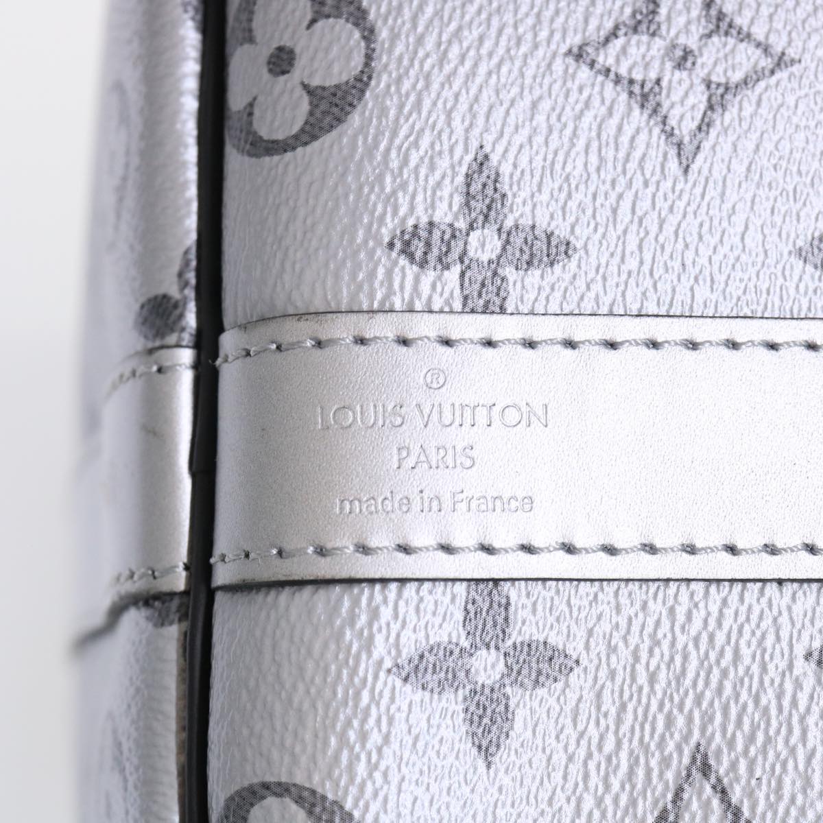 LOUIS VUITTON Eclipse Split Keepall Bandouliere 50 Boston Bag M43817 Auth 46325S