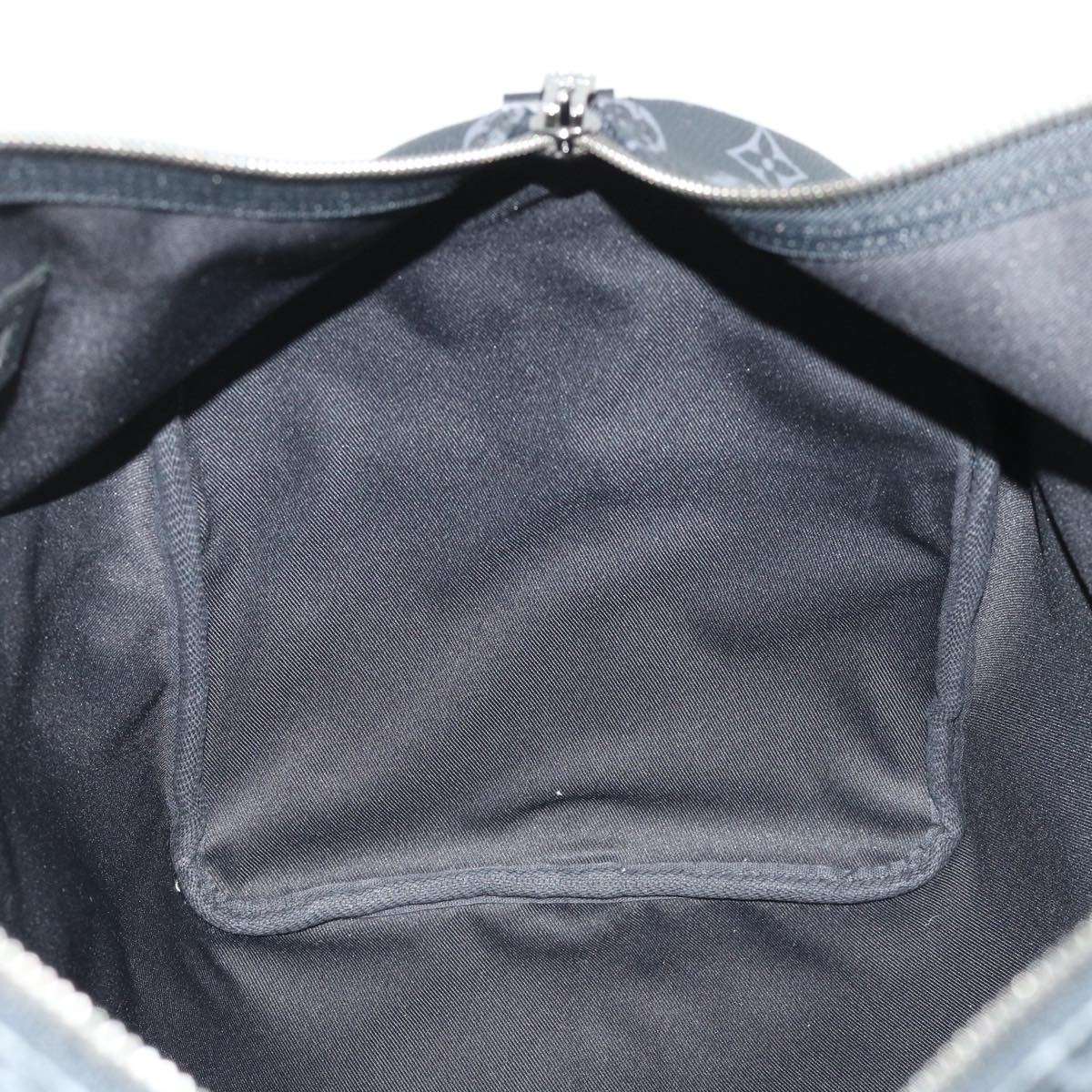 LOUIS VUITTON Eclipse Split Keepall Bandouliere 50 Boston Bag M43817 Auth 46325S