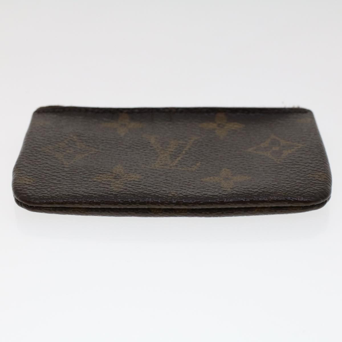 LOUIS VUITTON Monogram Pochette Cles Coin Purse M62650 LV Auth 46327