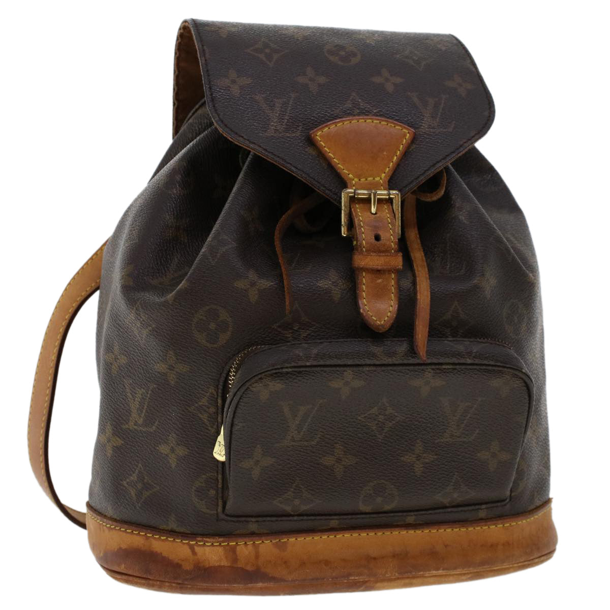 LOUIS VUITTON Monogram Montsouris MM Backpack M51136 LV Auth 46363