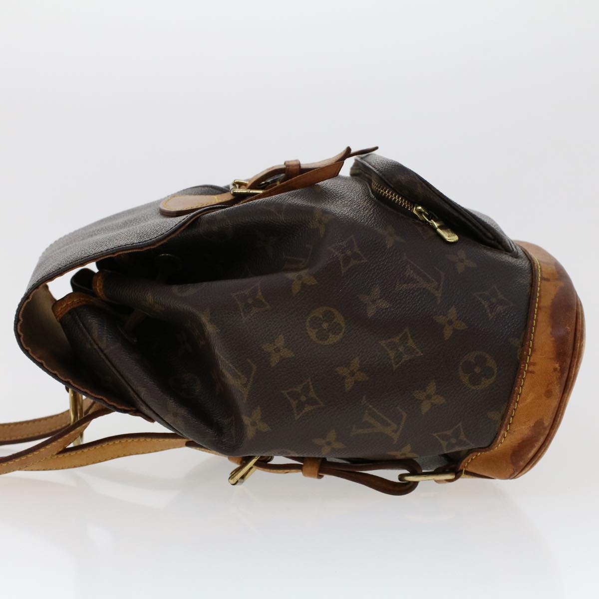 LOUIS VUITTON Monogram Montsouris MM Backpack M51136 LV Auth 46363