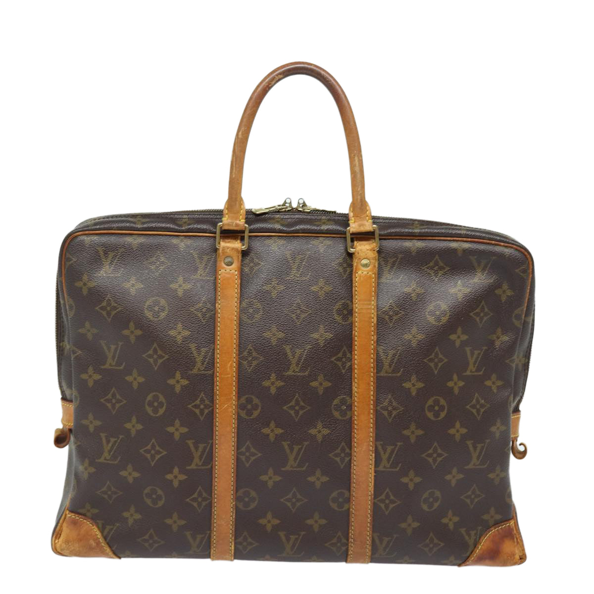 LOUIS VUITTON Monogram Porte Documents Voyage Business Bag M53361 LV Auth 46374