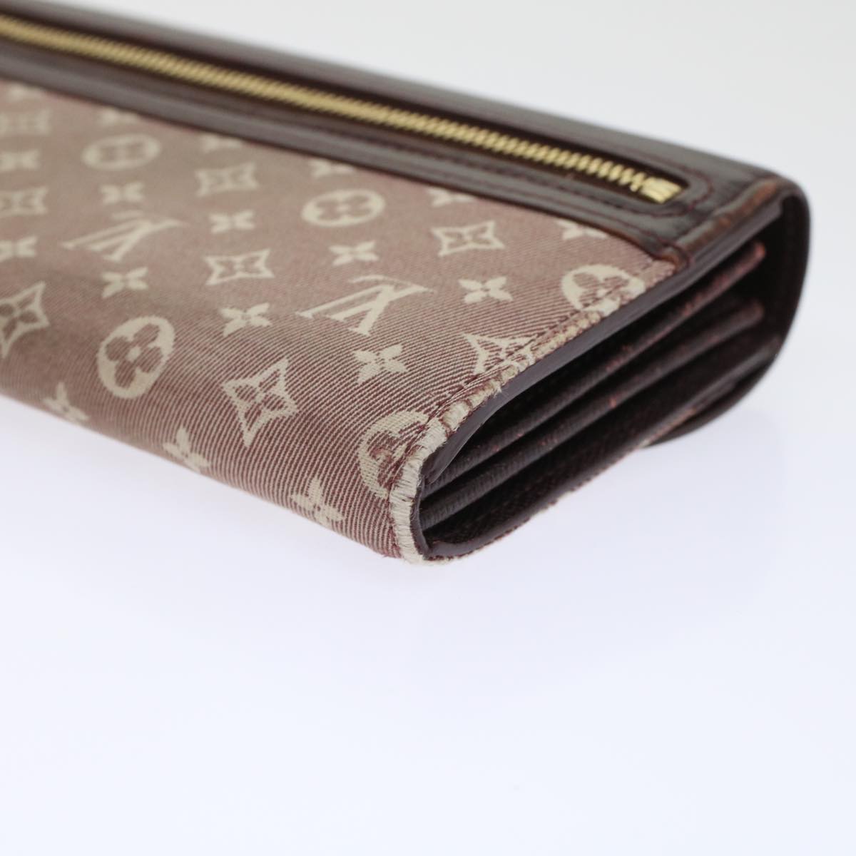 LOUIS VUITTON Monogram Ideal Portefeuille Sarah Long Wallet M63008 LV Auth 46392