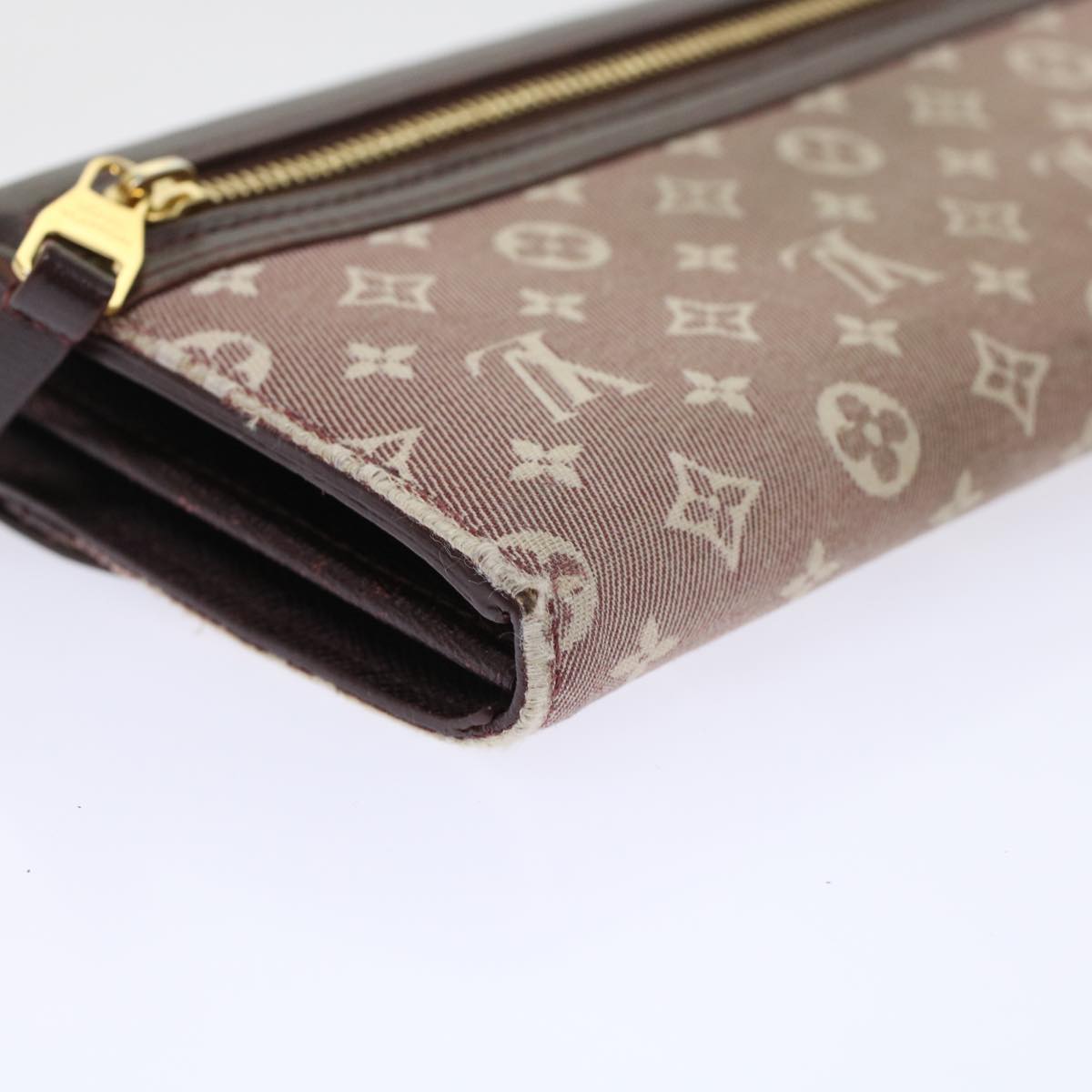 LOUIS VUITTON Monogram Ideal Portefeuille Sarah Long Wallet M63008 LV Auth 46392