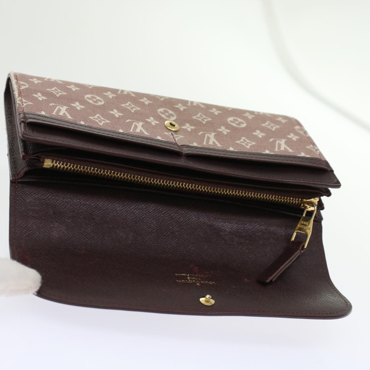 LOUIS VUITTON Monogram Ideal Portefeuille Sarah Long Wallet M63008 LV Auth 46392