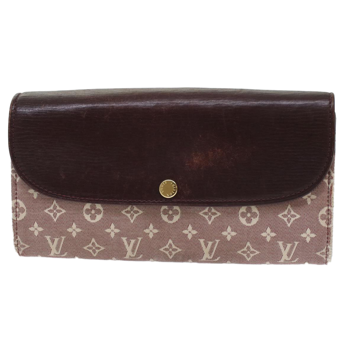 LOUIS VUITTON Monogram Ideal Portefeuille Sarah Long Wallet M63008 LV Auth 46392