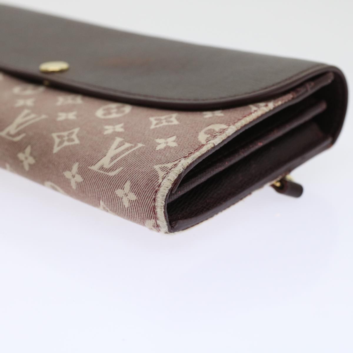 LOUIS VUITTON Monogram Ideal Portefeuille Sarah Long Wallet M63008 LV Auth 46392