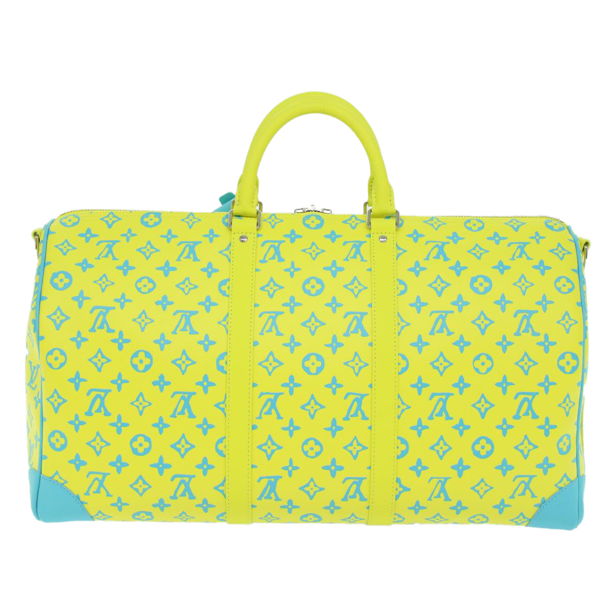 LOUIS VUITTON Monogram Neon Color Keepall Bandouliere 50 Bag M21869 Auth 46404A