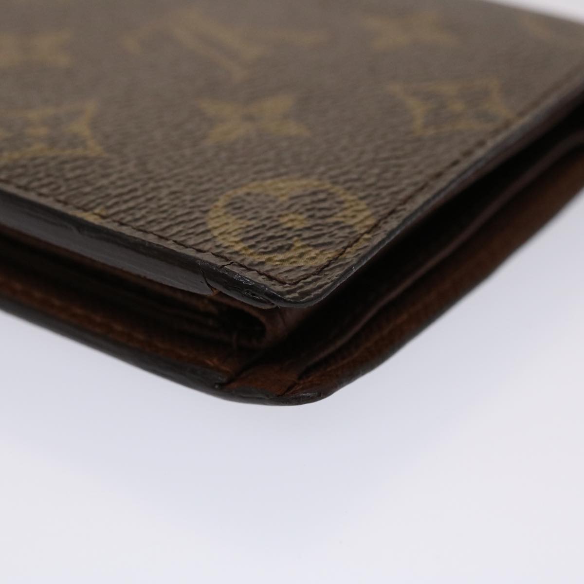 LOUIS VUITTON Monogram Portefeuille Marco Bifold Wallet M61675 LV Auth 46562