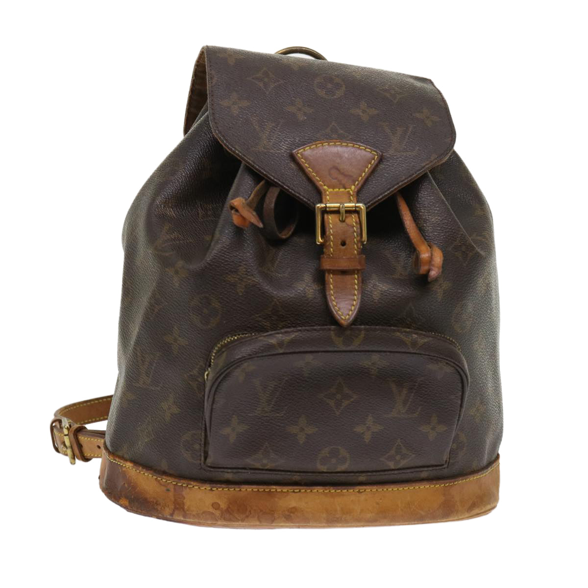 LOUIS VUITTON Monogram Montsouris MM Backpack M51136 LV Auth 46594