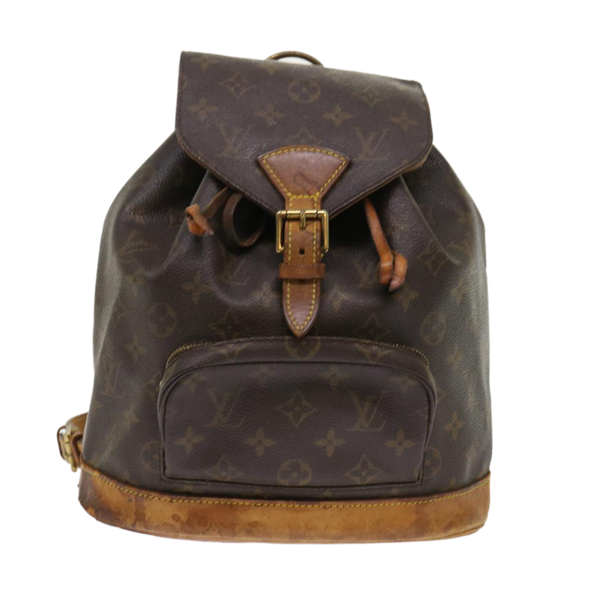 LOUIS VUITTON Monogram Montsouris MM Backpack M51136 LV Auth 46594