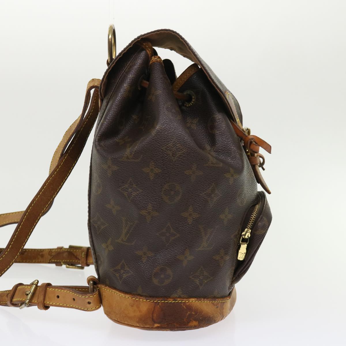 LOUIS VUITTON Monogram Montsouris MM Backpack M51136 LV Auth 46594