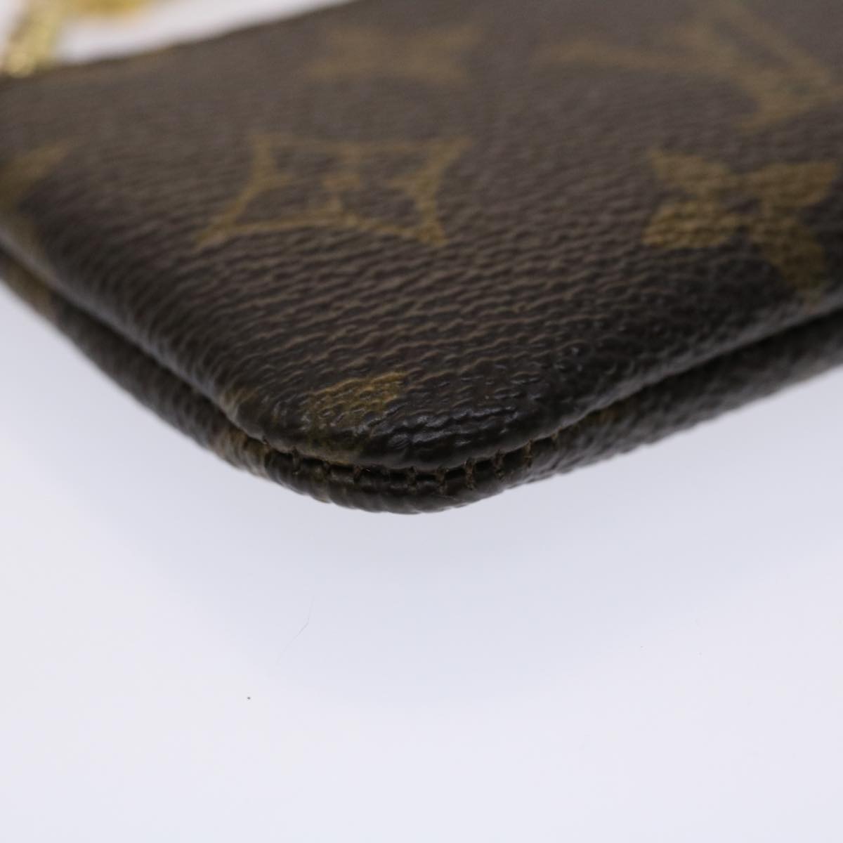 LOUIS VUITTON Monogram Pochette Cles Coin Purse M62650 LV Auth 46758