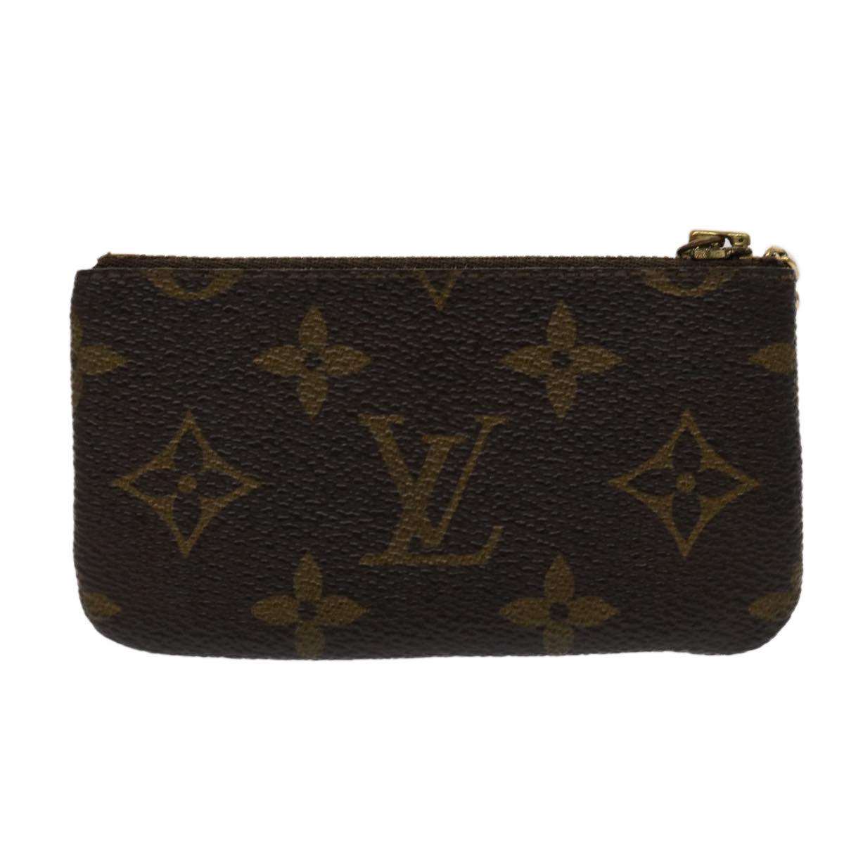 LOUIS VUITTON Monogram Pochette Cles Coin Purse M62650 LV Auth 46758