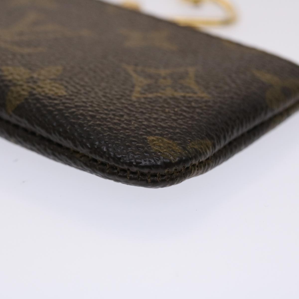 LOUIS VUITTON Monogram Pochette Cles Coin Purse M62650 LV Auth 46758