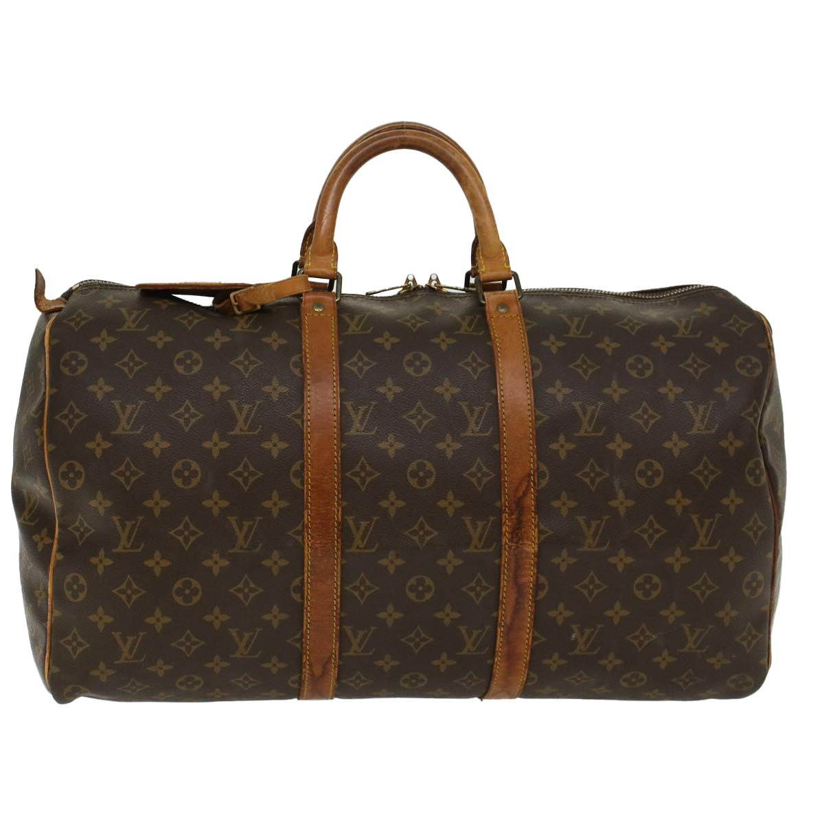 LOUIS VUITTON Monogram Keepall 50 Boston Bag M41426 LV Auth 46810