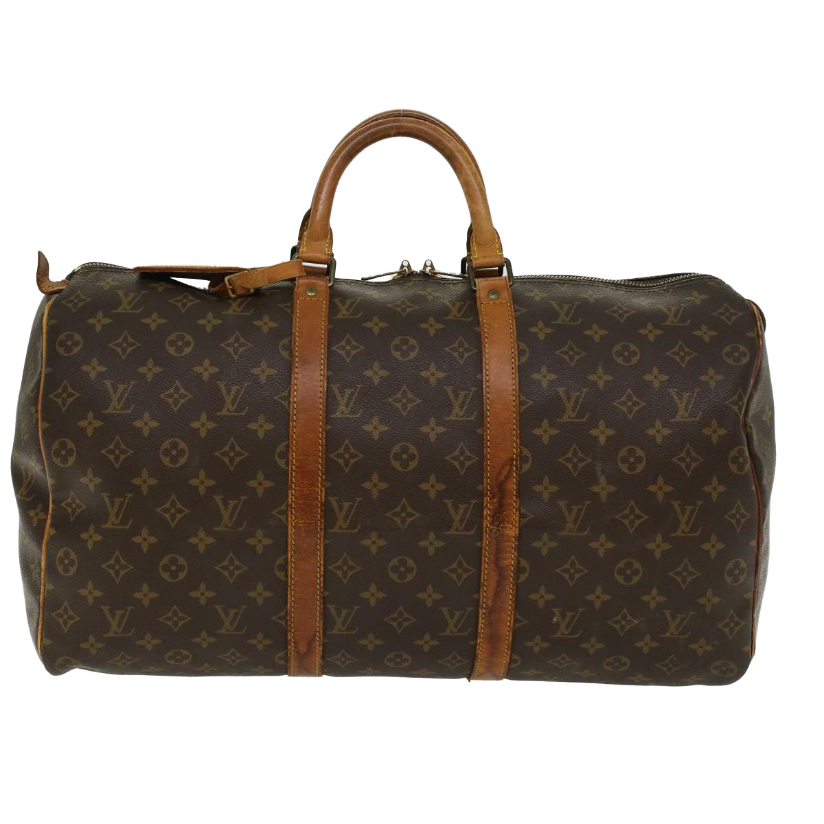 LOUIS VUITTON Monogram Keepall 50 Boston Bag M41426 LV Auth 46810