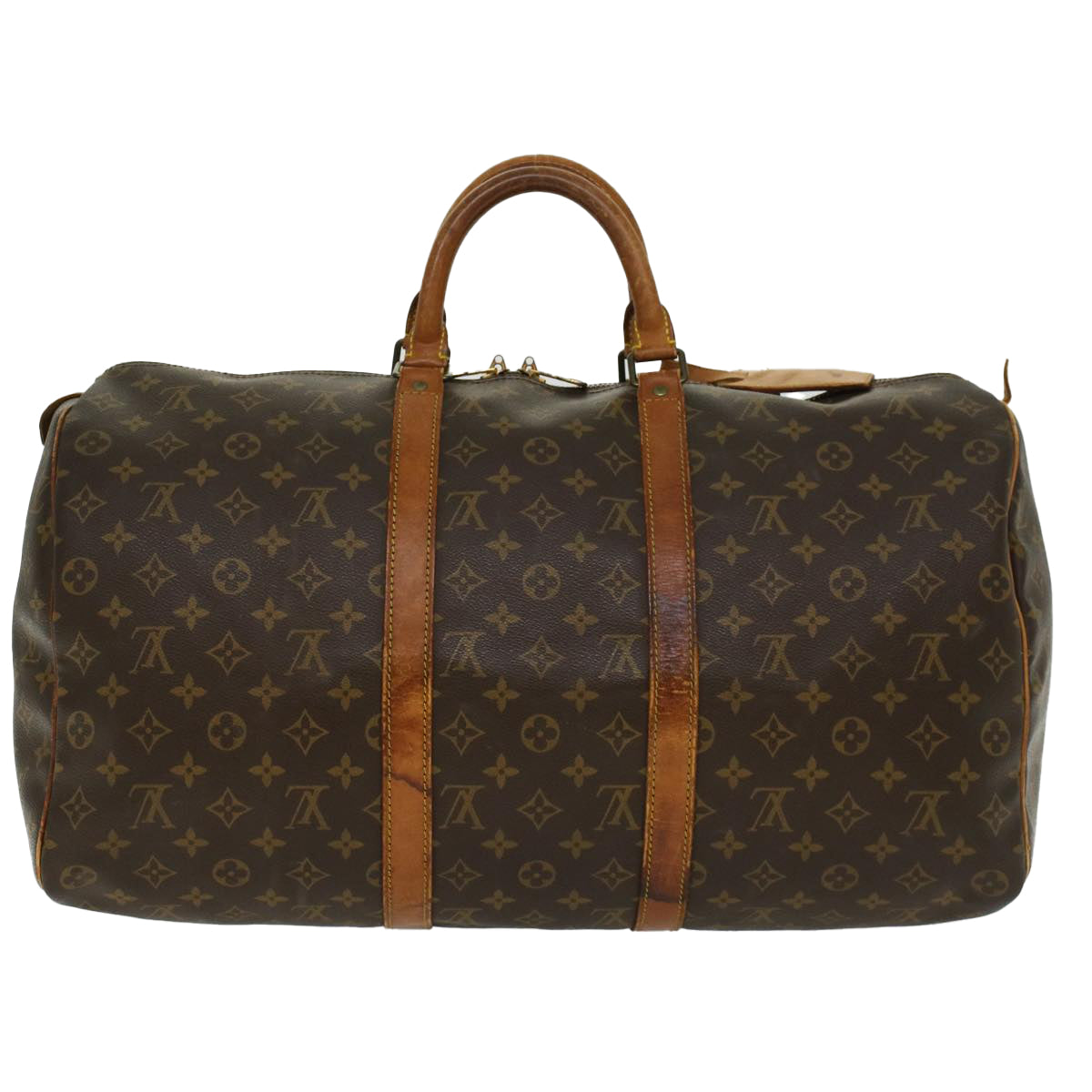 LOUIS VUITTON Monogram Keepall 50 Boston Bag M41426 LV Auth 46810