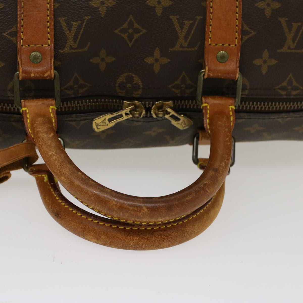 LOUIS VUITTON Monogram Keepall 50 Boston Bag M41426 LV Auth 46810