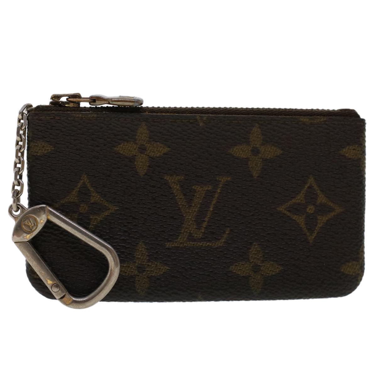 LOUIS VUITTON Monogram Pochette Cles Coin Purse M62650 LV Auth 46820