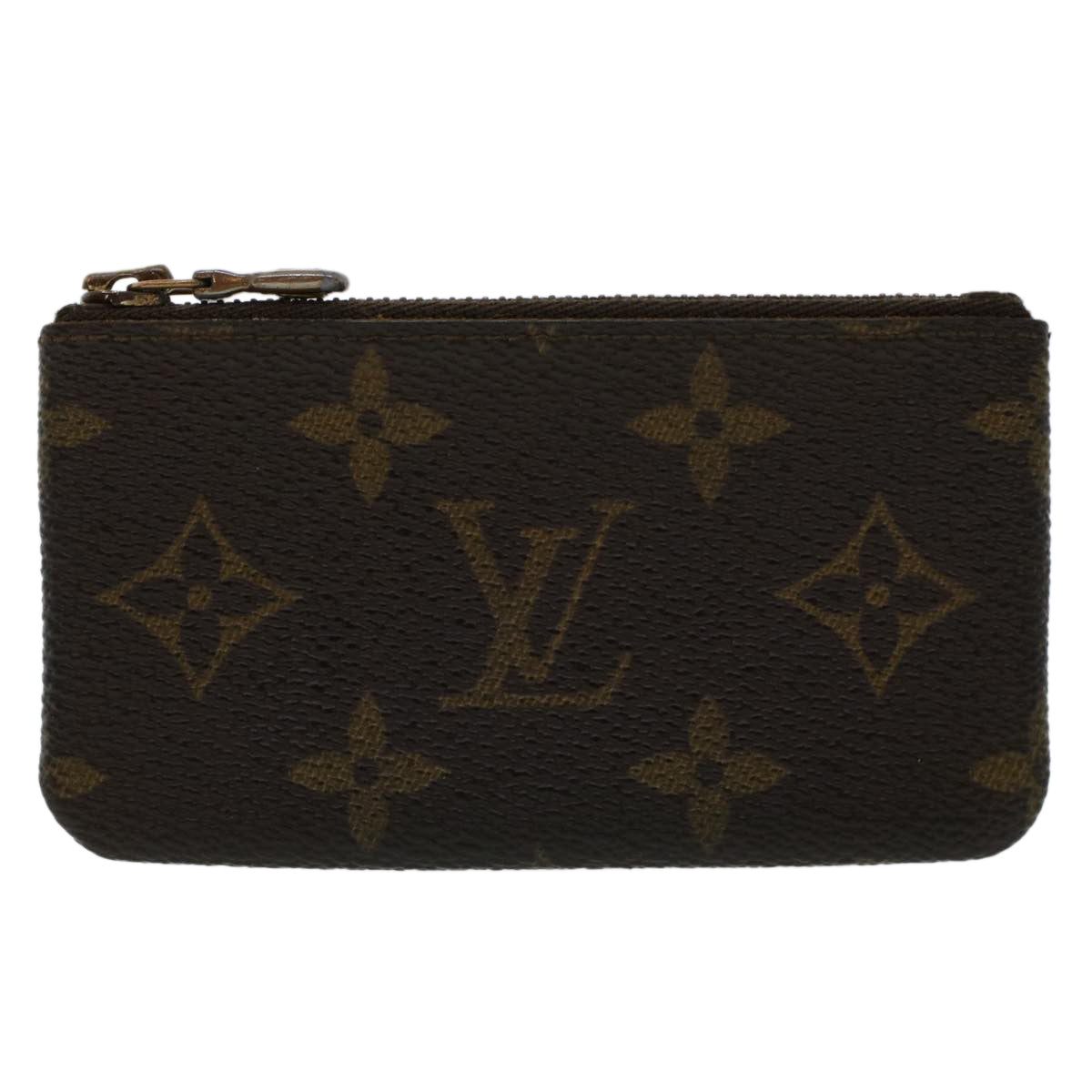 LOUIS VUITTON Monogram Pochette Cles Coin Purse M62650 LV Auth 46820