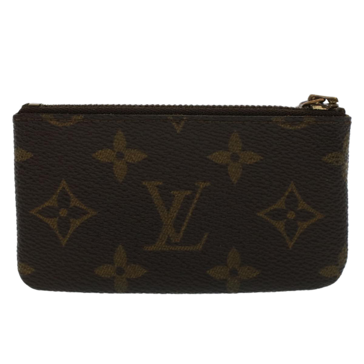 LOUIS VUITTON Monogram Pochette Cles Coin Purse M62650 LV Auth 46820