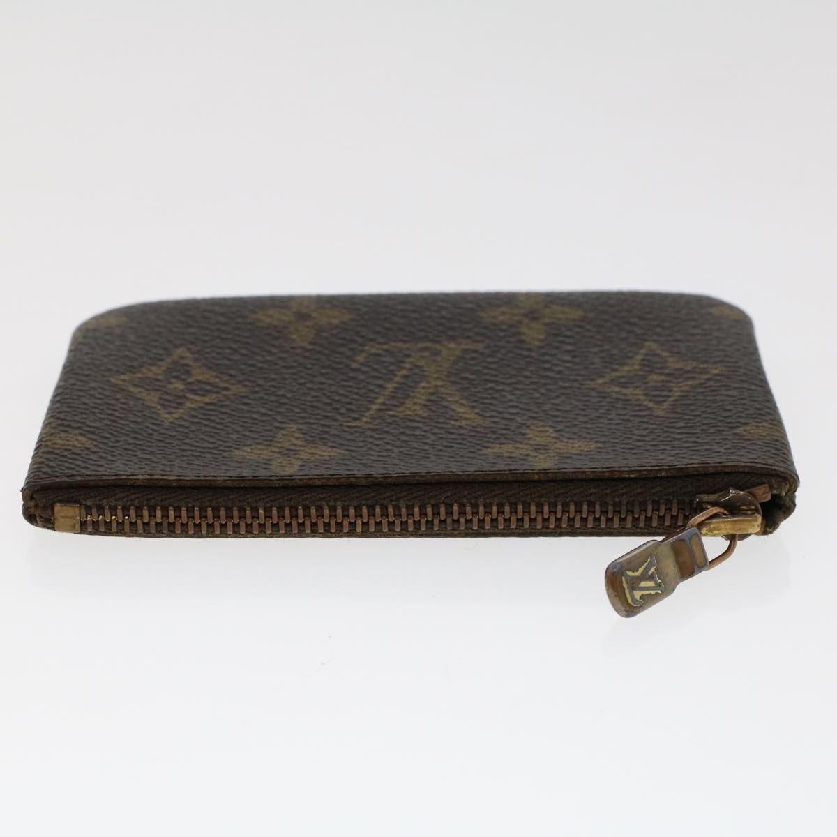 LOUIS VUITTON Monogram Pochette Cles Coin Purse M62650 LV Auth 46820