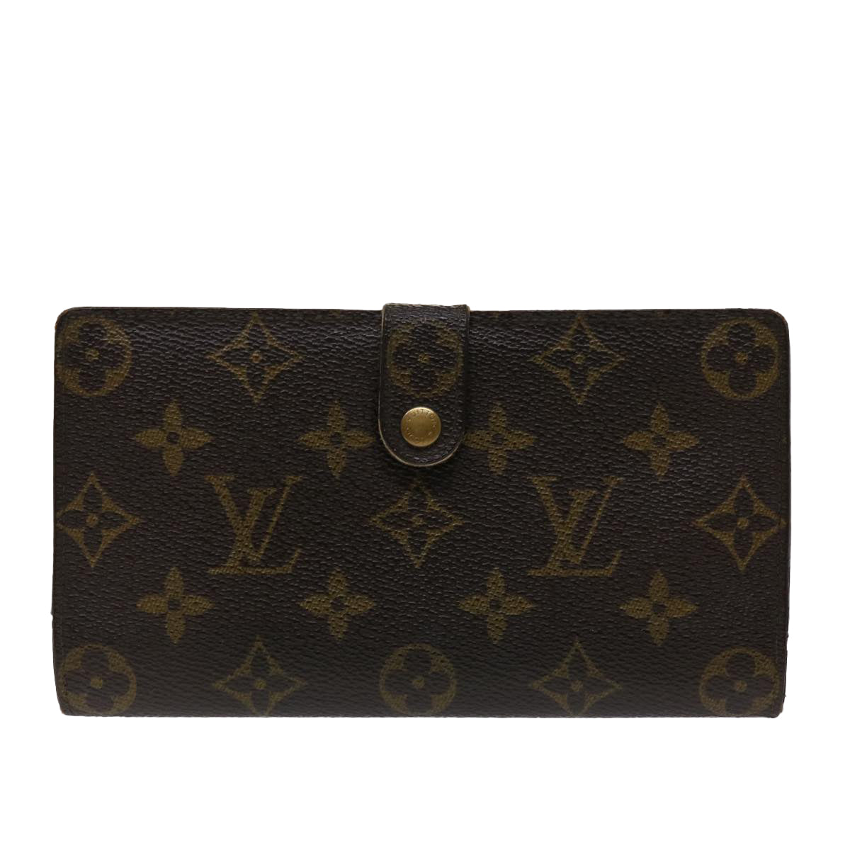 LOUIS VUITTON Monogram Continental Clutch Wallet T61217 LV Auth 46876