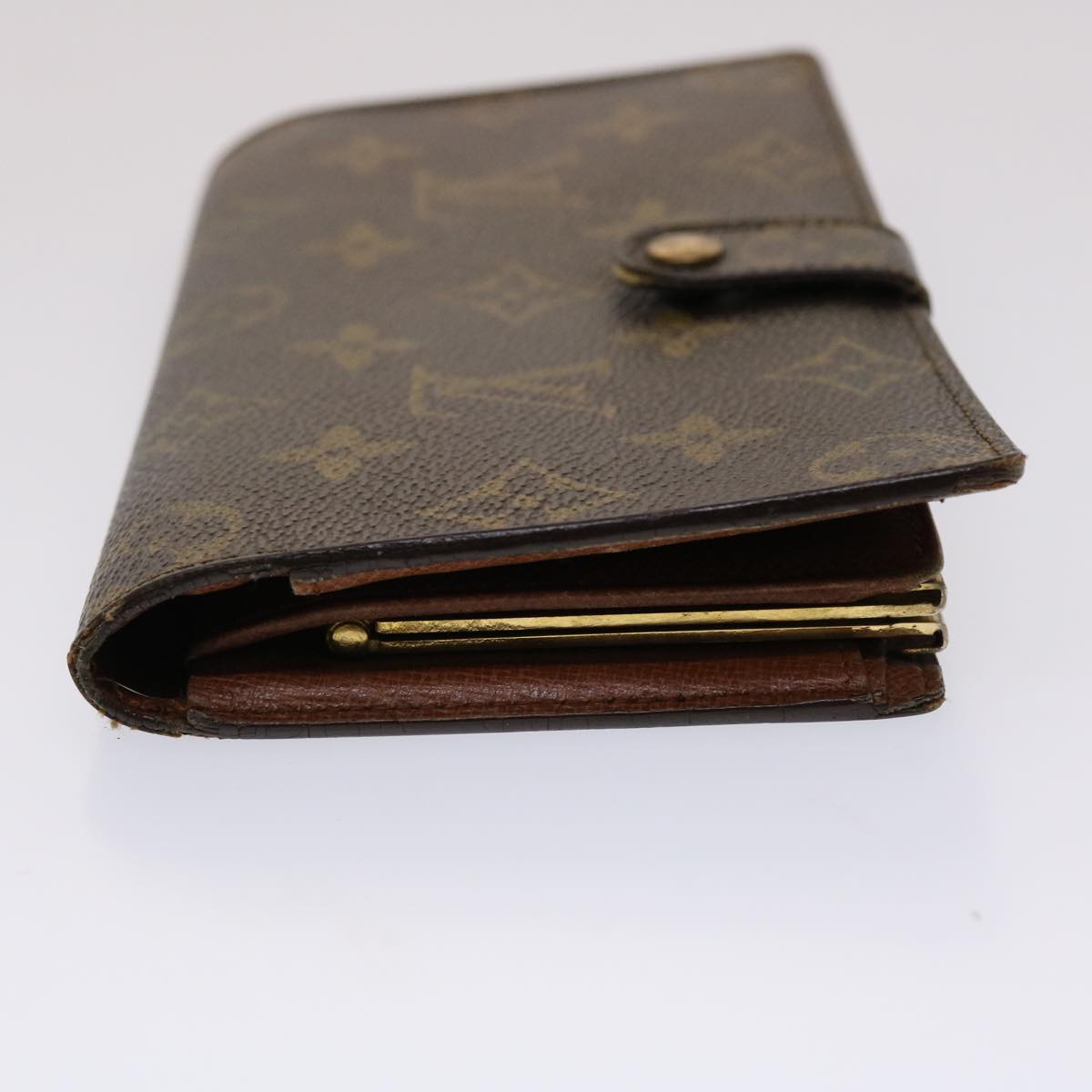 LOUIS VUITTON Monogram Continental Clutch Wallet T61217 LV Auth 46876