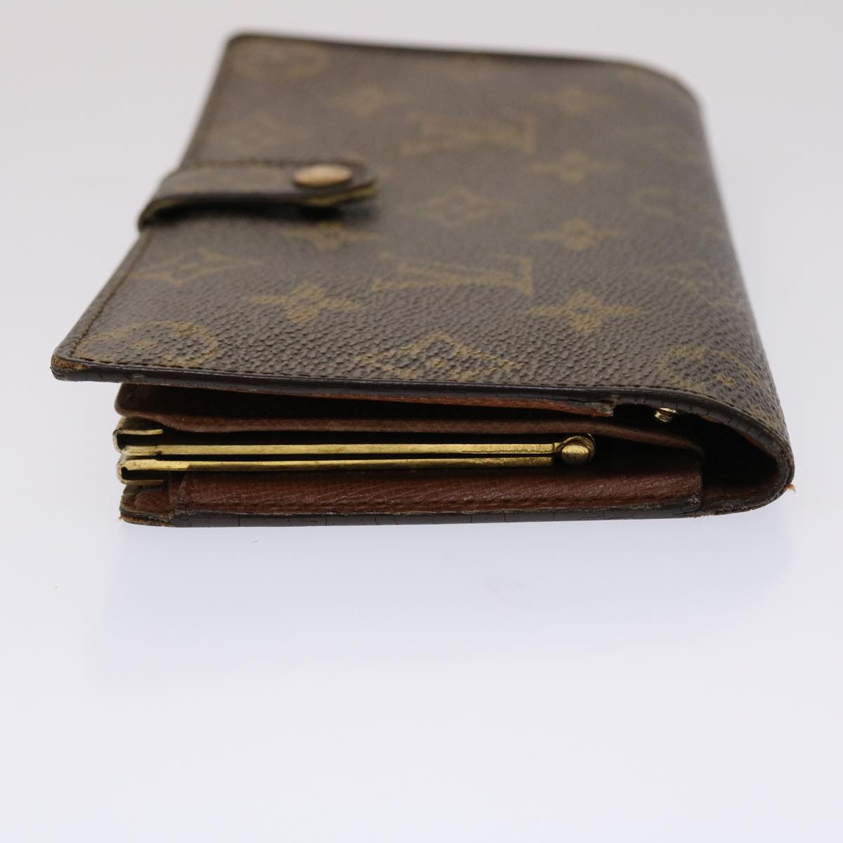 LOUIS VUITTON Monogram Continental Clutch Wallet T61217 LV Auth 46876