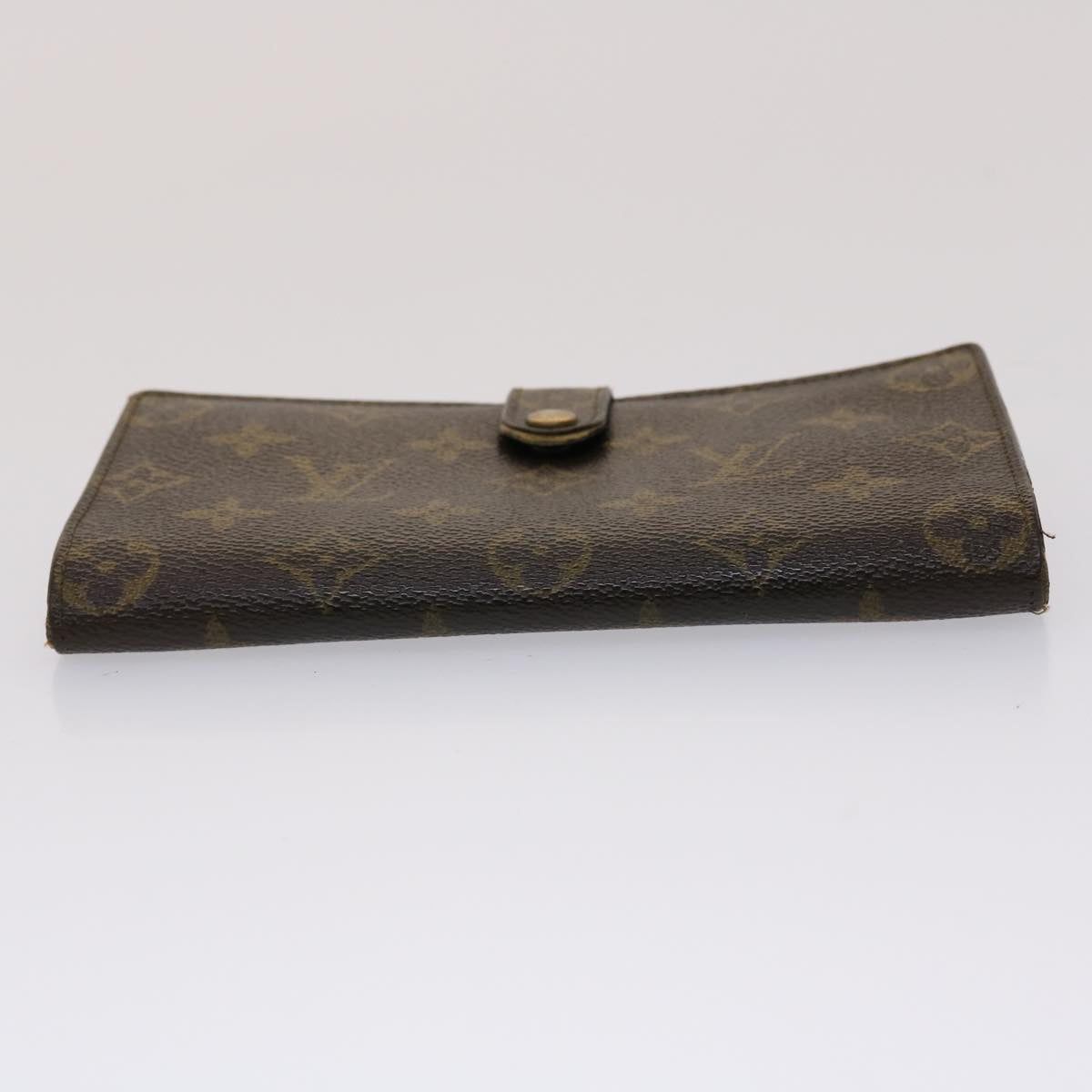 LOUIS VUITTON Monogram Continental Clutch Wallet T61217 LV Auth 46876