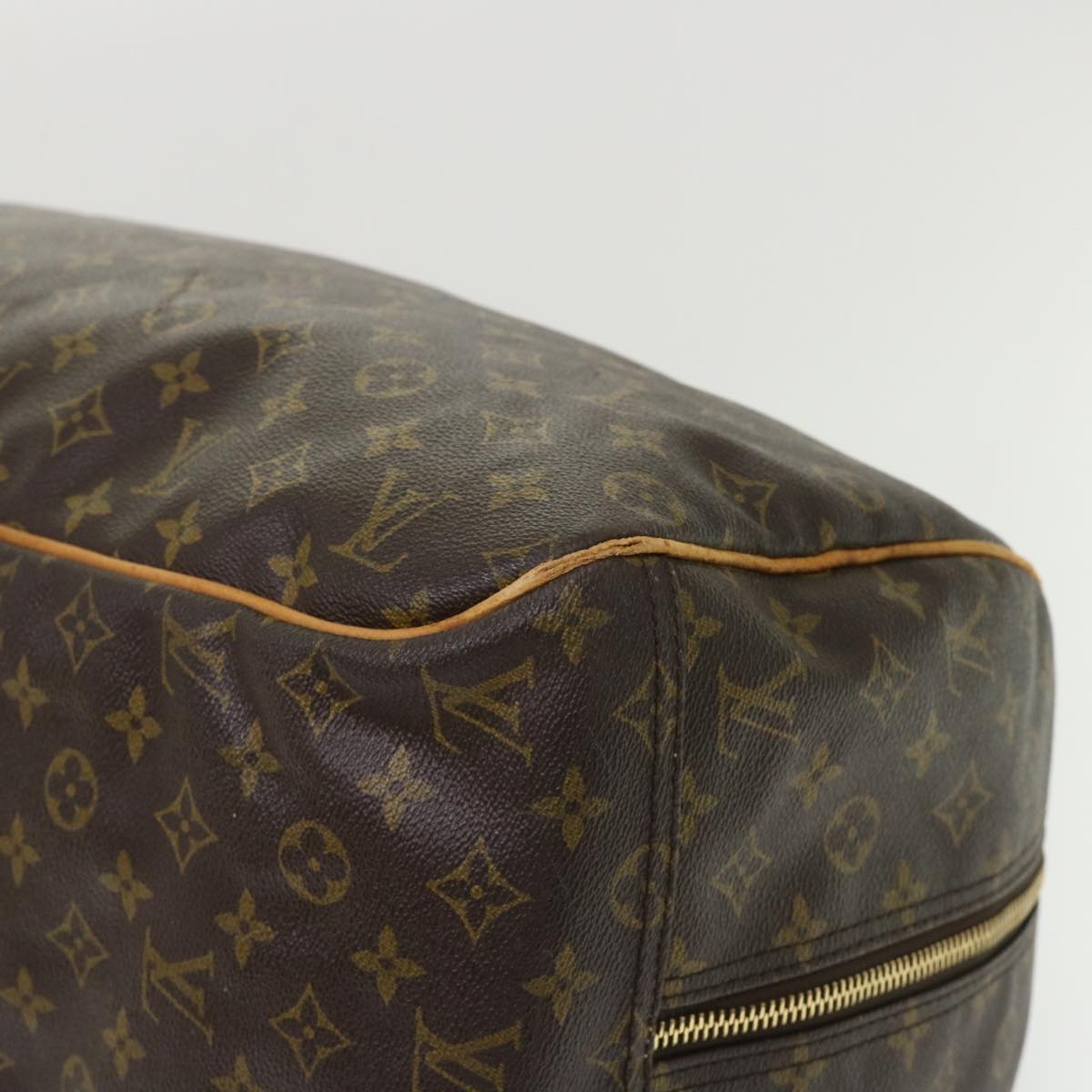 LOUIS VUITTON Monogram Sac Plein Air Long Boston Bag M41440 LV Auth 46933