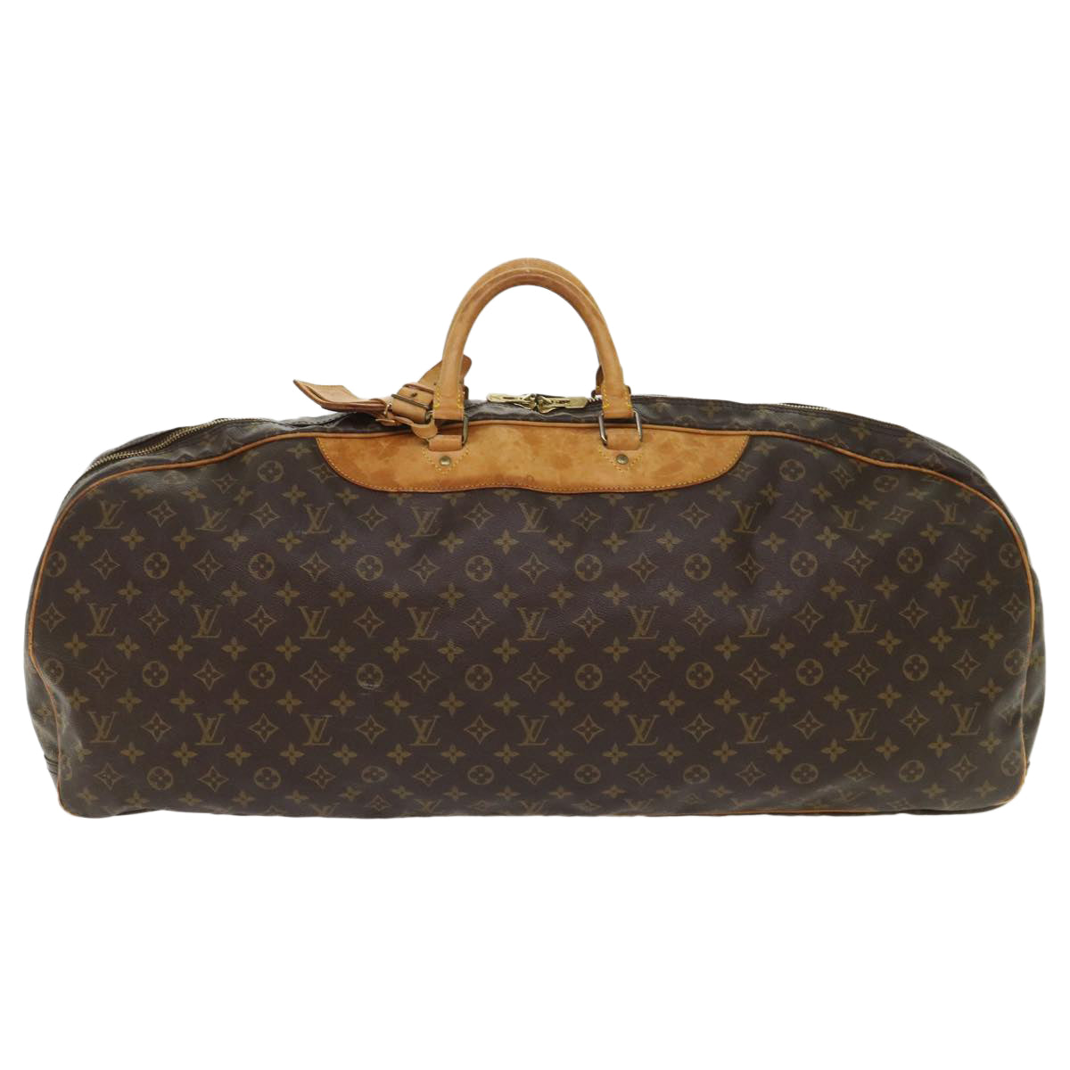 LOUIS VUITTON Monogram Sac Plein Air Long Boston Bag M41440 LV Auth 46933