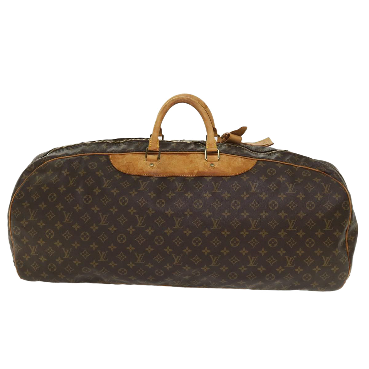 LOUIS VUITTON Monogram Sac Plein Air Long Boston Bag M41440 LV Auth 46933