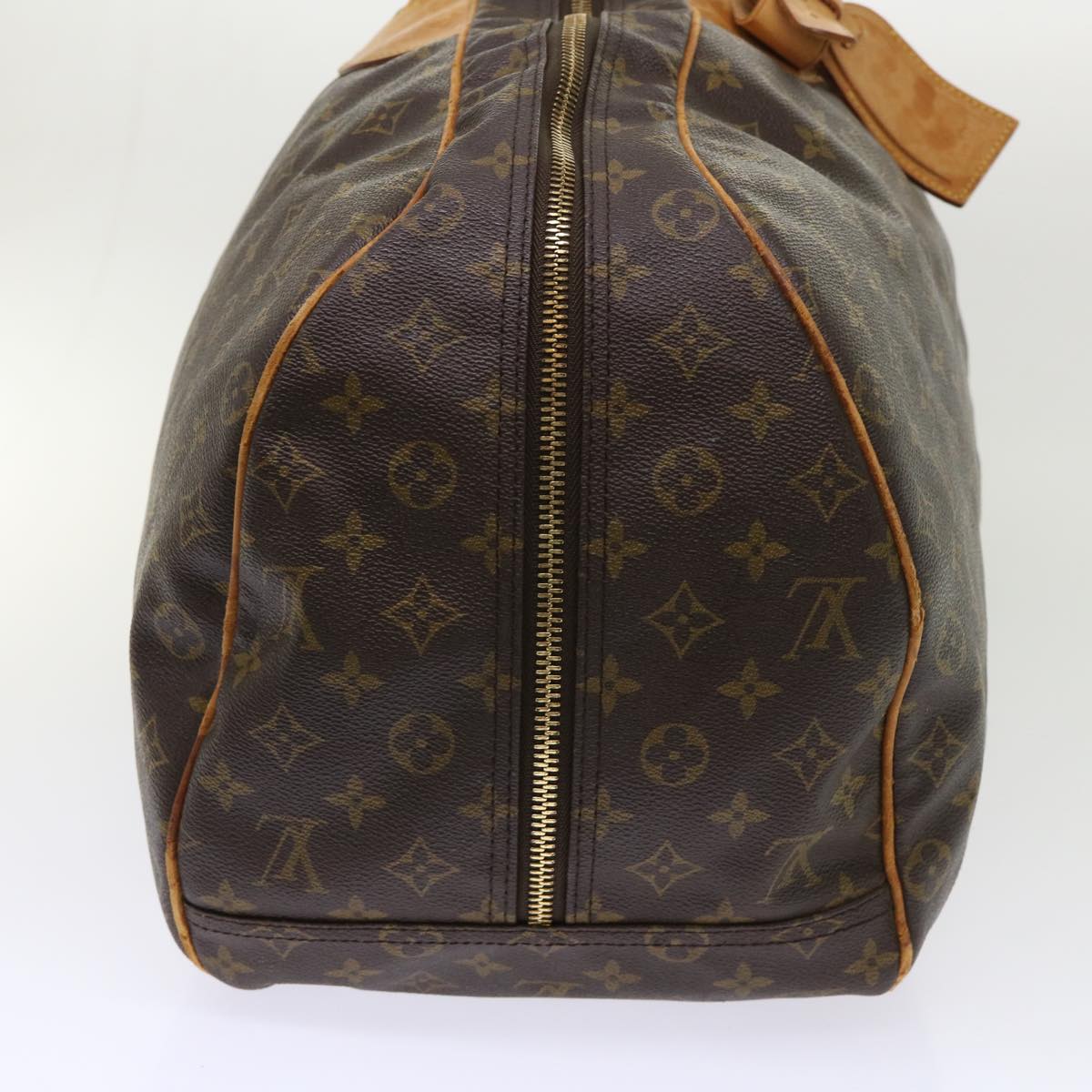 LOUIS VUITTON Monogram Sac Plein Air Long Boston Bag M41440 LV Auth 46933