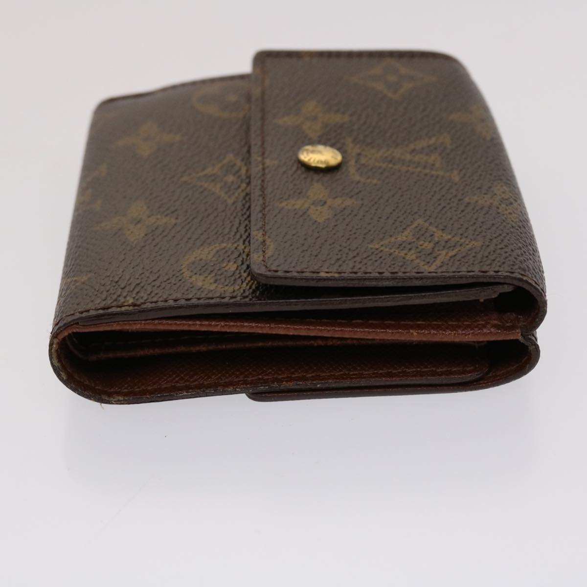 LOUIS VUITTON Monogram Portefeuille Elise Wallet M61654 LV Auth 47075