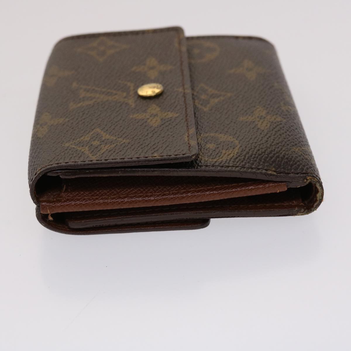 LOUIS VUITTON Monogram Portefeuille Elise Wallet M61654 LV Auth 47075