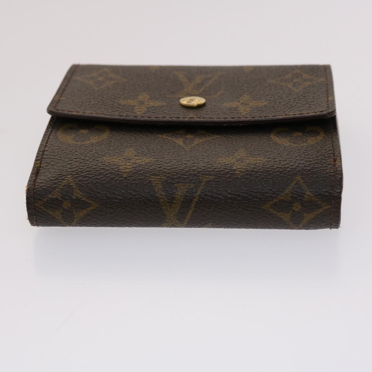 LOUIS VUITTON Monogram Portefeuille Elise Wallet M61654 LV Auth 47075