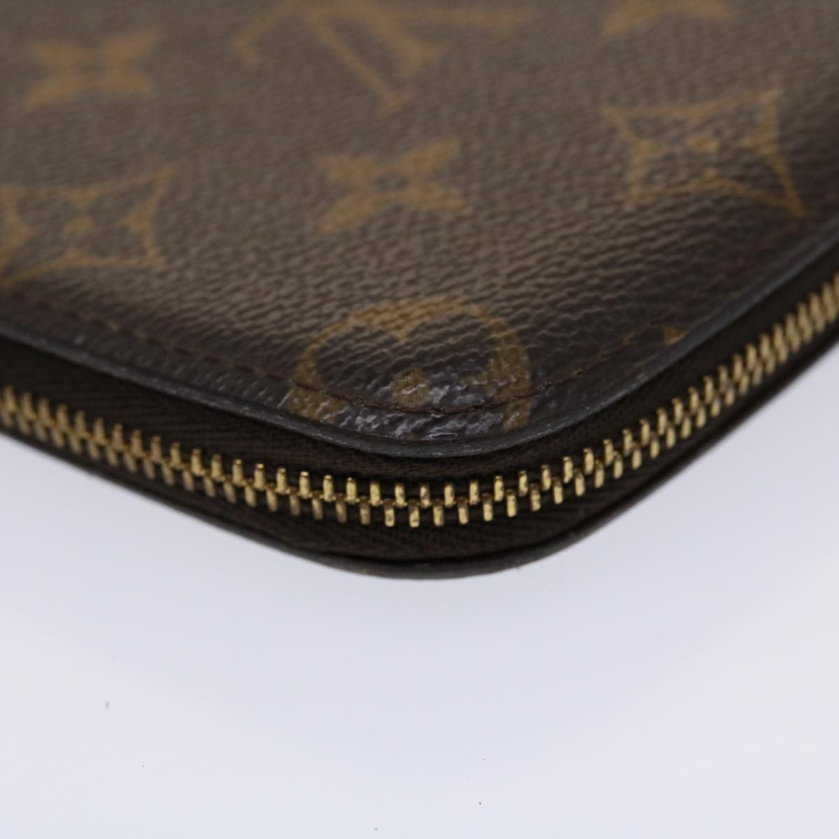 LOUIS VUITTON Monogram Agenda Jet Travel Case M62850 LV Auth 47076