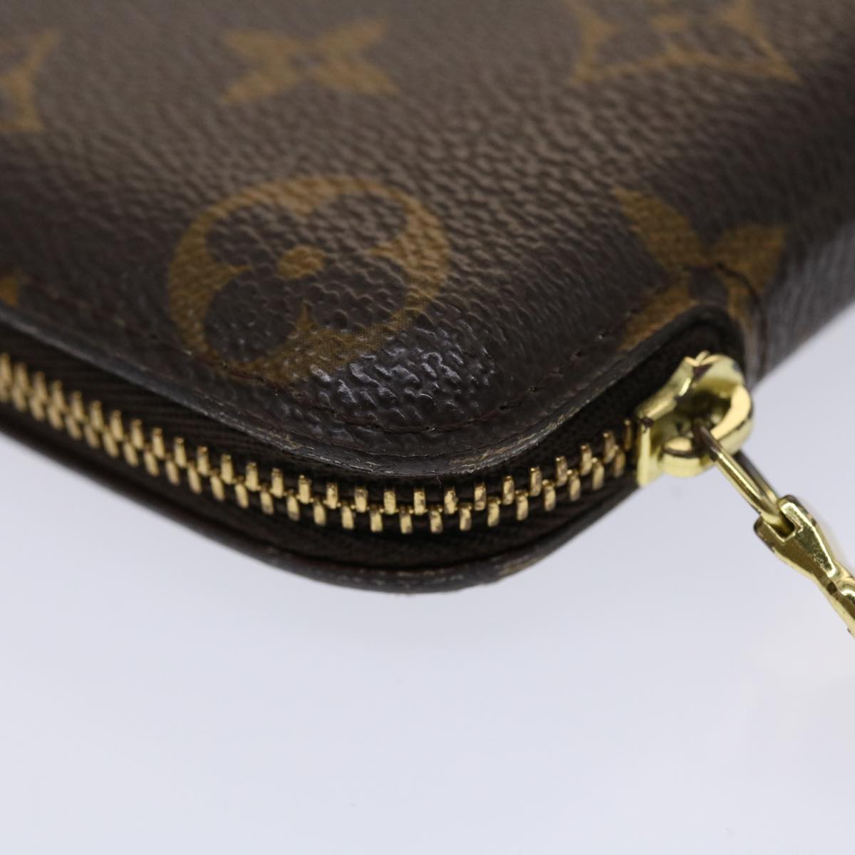 LOUIS VUITTON Monogram Agenda Jet Travel Case M62850 LV Auth 47076