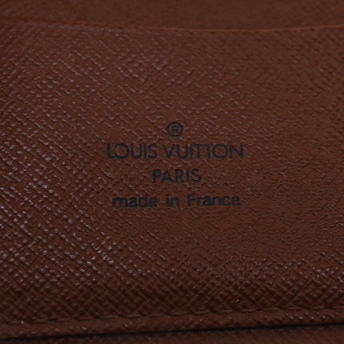 LOUIS VUITTON Monogram Agenda Jet Travel Case M62850 LV Auth 47076