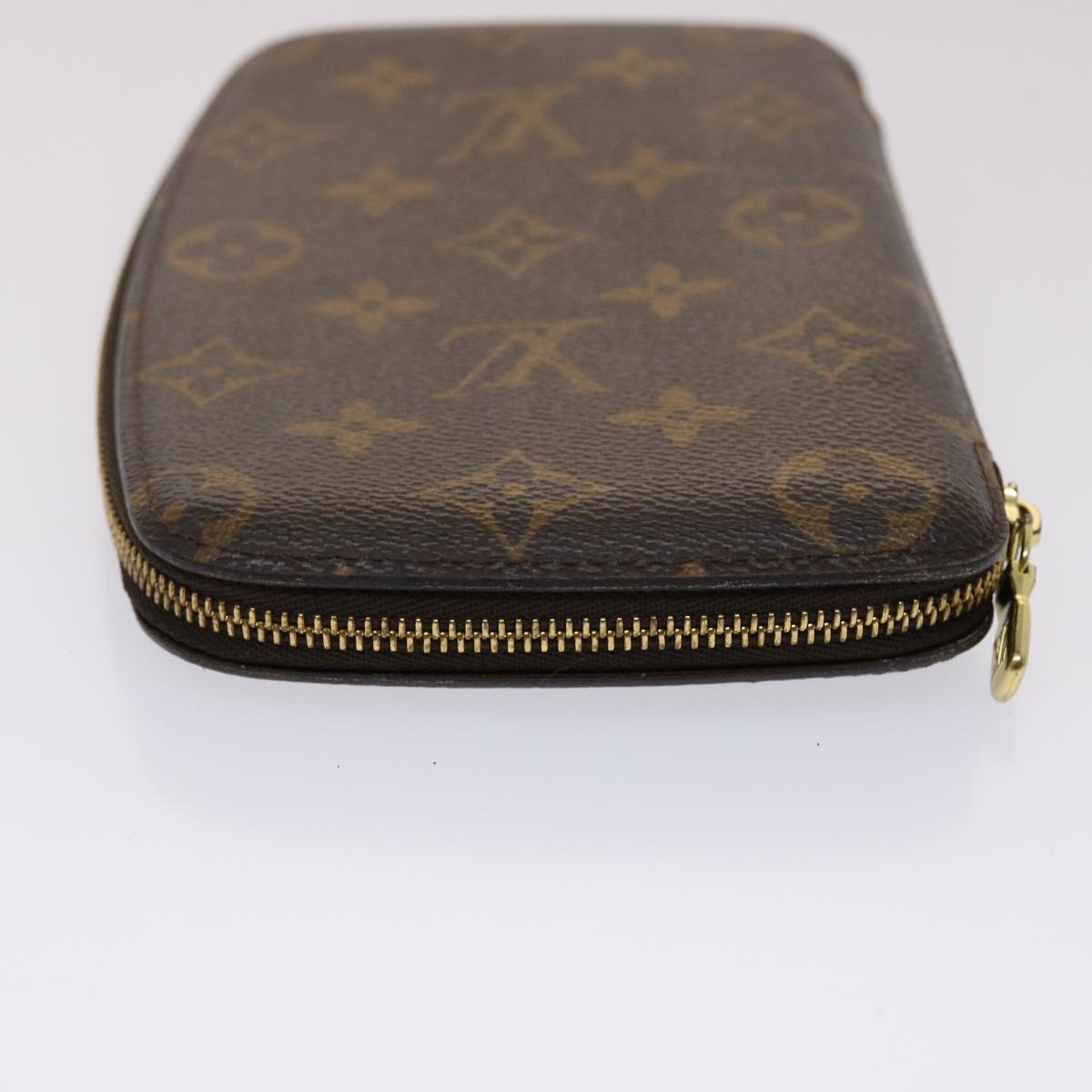 LOUIS VUITTON Monogram Agenda Jet Travel Case M62850 LV Auth 47076