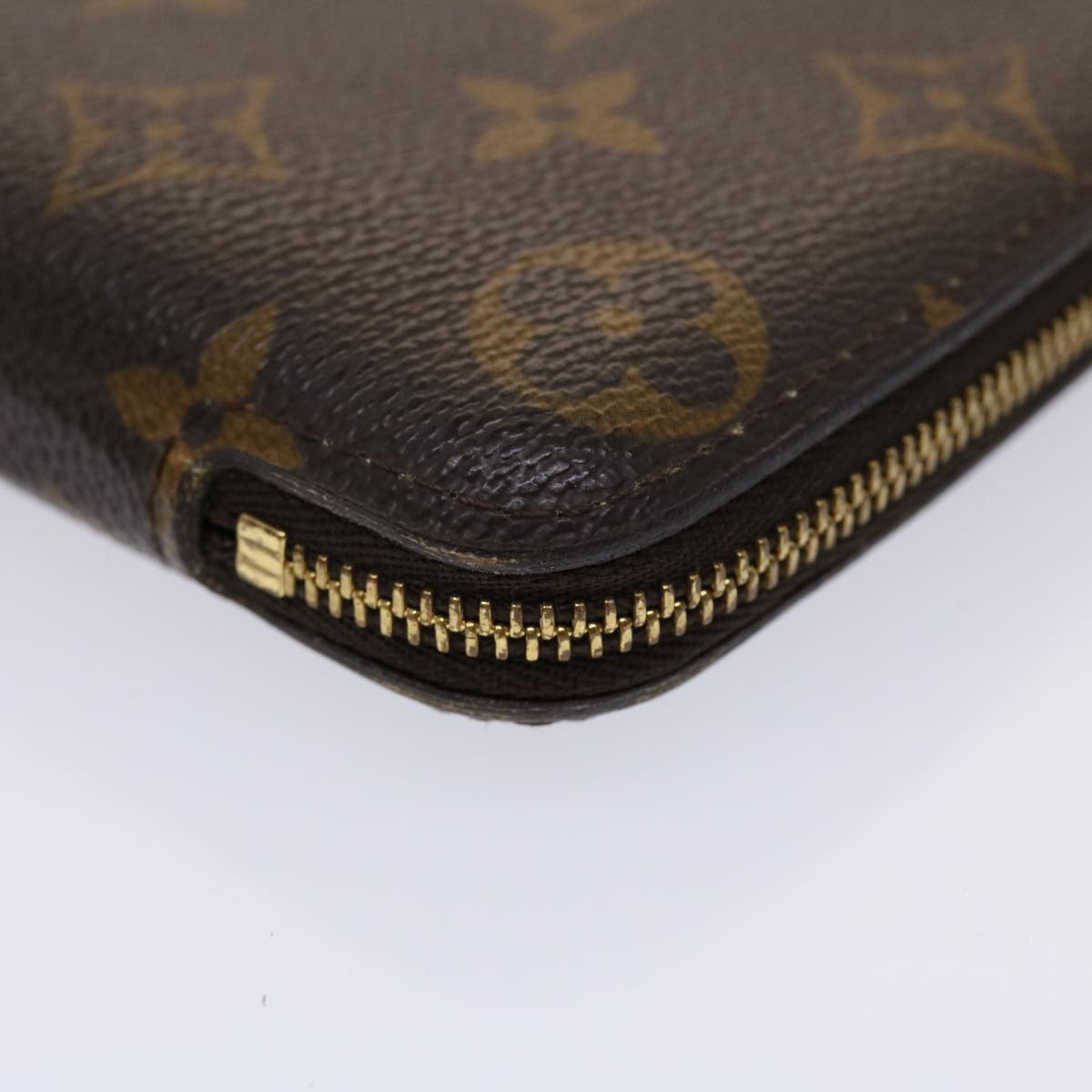 LOUIS VUITTON Monogram Agenda Jet Travel Case M62850 LV Auth 47076