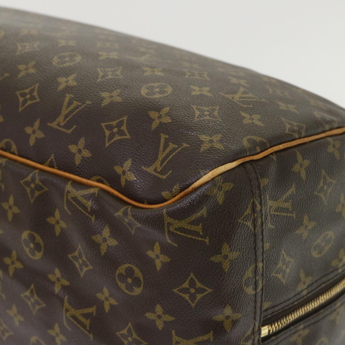 LOUIS VUITTON Monogram Sac Plein Air Long Boston Bag M41440 LV Auth 47121